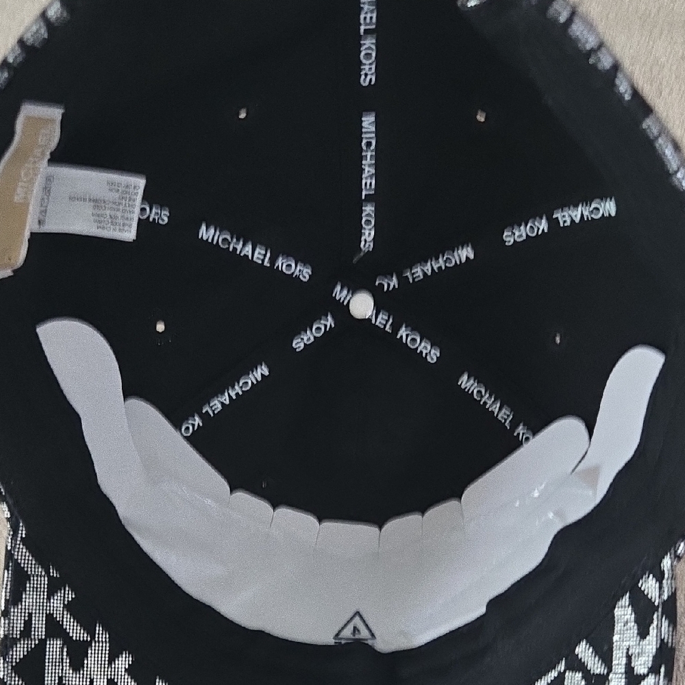 Michael Kors Black and Silver Logo Cap - Picture 4 of 4